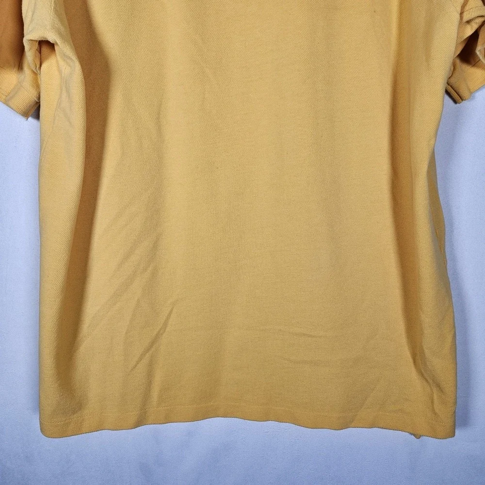 Polo Ralph Lauren Polo‎ Shirt Men's XXL Butter Yellow Cotton Performance Preppy